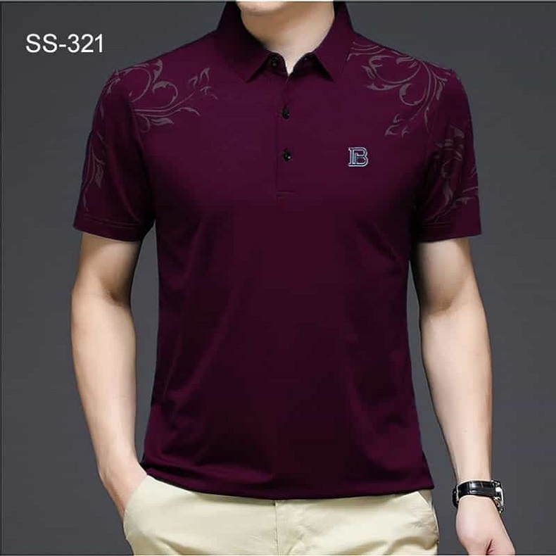 Men's Premium High Quality Polo Shirt-SS-(321)