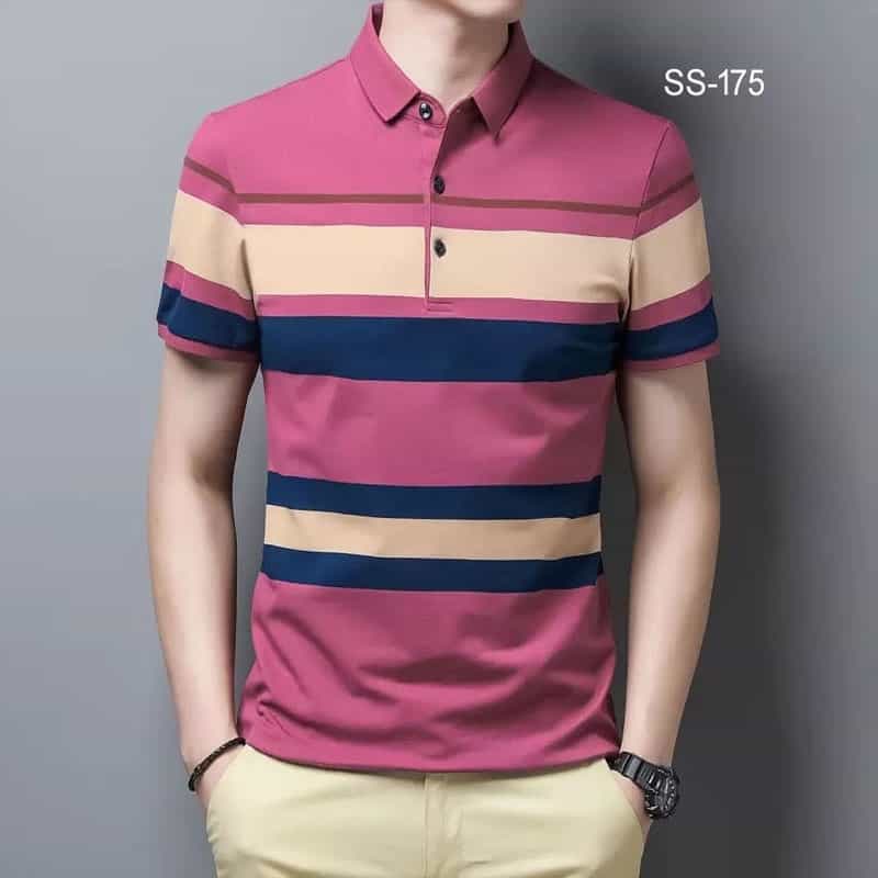 Men's Premium High Quality Polo Shirt-SS-(175)