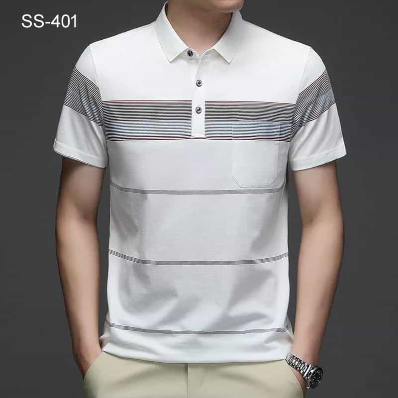 Men's Premium high quality Polo Shirt-SS-(401)