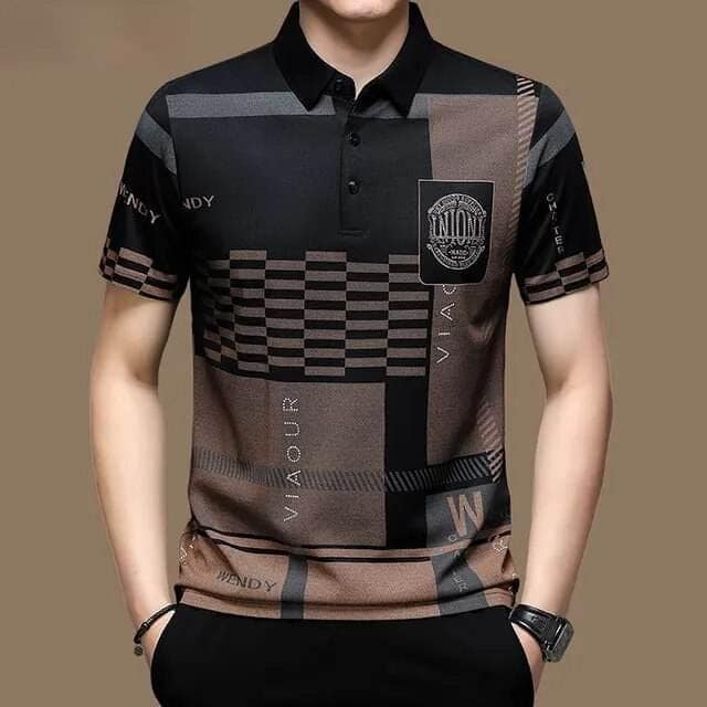 Premium China Polo Shirt For Men (Code-Black)