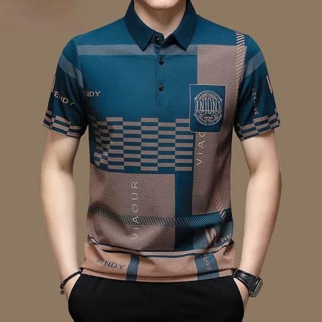 Premium China Polo Shirt For Men (Code-Blue)